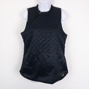 Under Armour Quilted Vest Womens S Black Cold Gear Aerial Speed Pinnacle‎